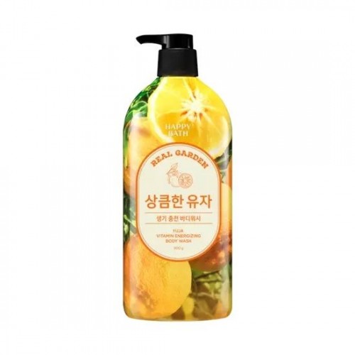 HAPPY BATH - 柚子維生素活力沐浴露 900g (無矽弱酸) 900g HAPPY BATH - 柚子維生素活力沐浴露 900g (無矽弱酸) 900g